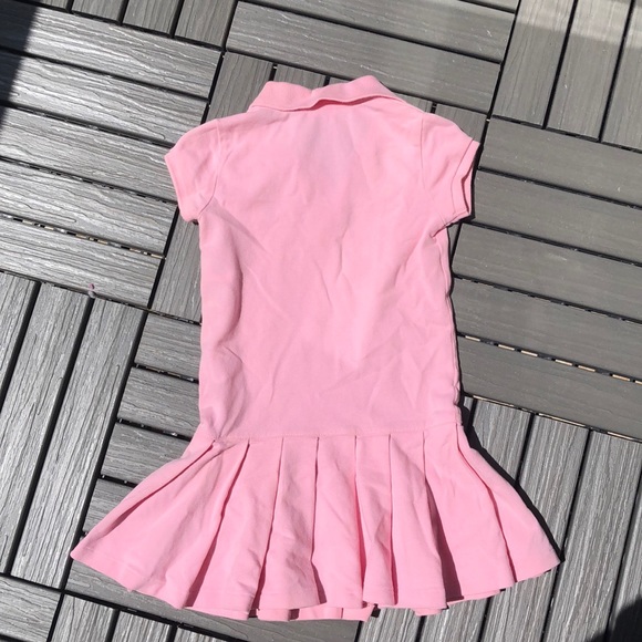 Kids Pink dress with ruffles at the bottom. - Picture 2 of 2